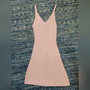 Elegant Tan Knit Dress